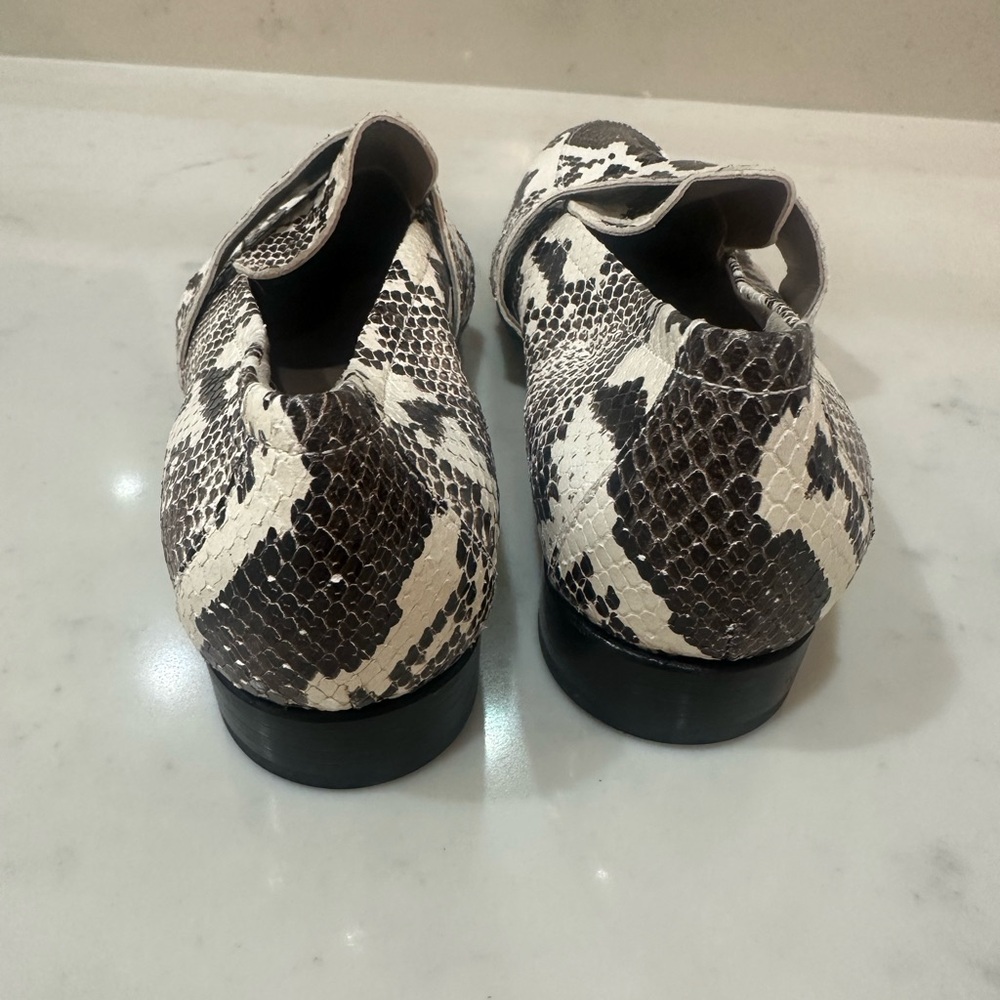 AGL Python Loafer – Luxe Italian Python-Print Slip-On | EU 38.5 (US 8.5) - Picture 6 of 8